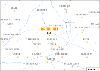 map of Drioukat