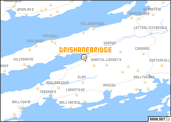 map of Drishane Bridge
