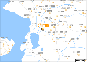 map of Dritas