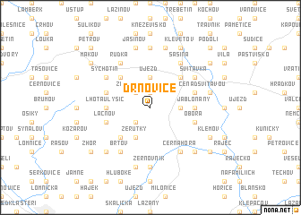 map of Drnovice