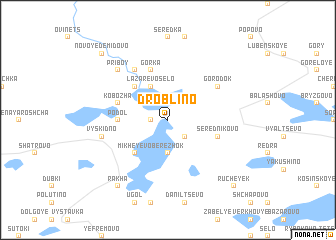 map of Droblino