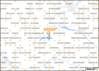 map of Dröda