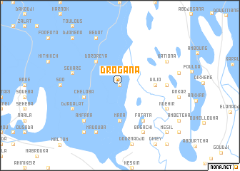 map of Dro Gana