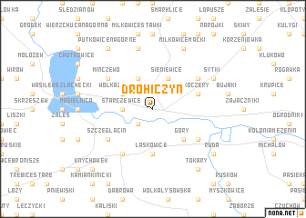 map of Drohiczyn