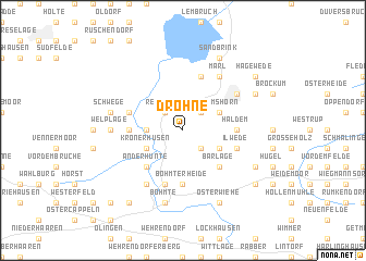 map of Drohne