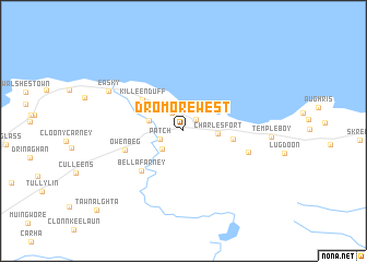 map of Dromore West