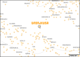 map of Dronjkuša