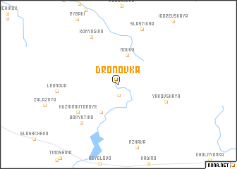 map of Dronovka
