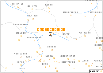 map of Drosochórion