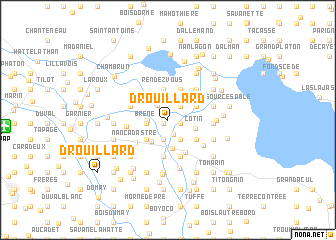 map of Drouillard