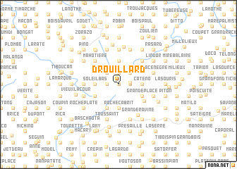 map of Drouillard