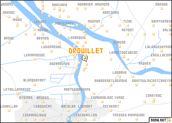 map of Drouillet