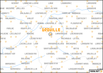 map of Drouille