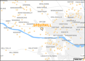 map of Drouin Hill