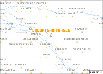 map of Droupt-Saint-Basle