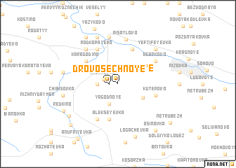 map of Drovosechnoye