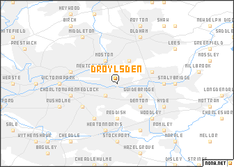 map of Droylsden