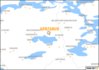 map of Drozdovo