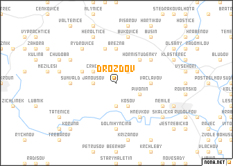 map of Drozdov