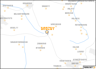 map of Drozdy