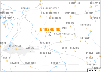 map of Drozhdino