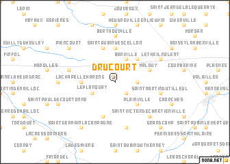 map of Drucourt