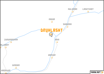 map of Druh Lasht
