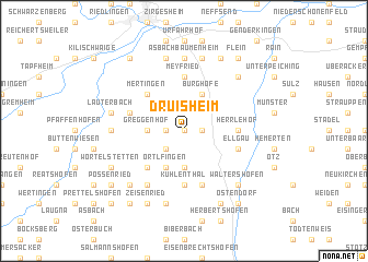 map of Druisheim