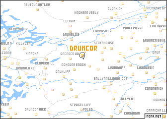 map of Drumcor
