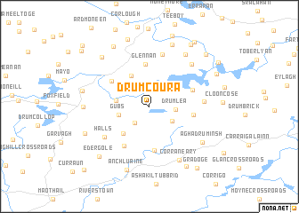 map of Drumcoura