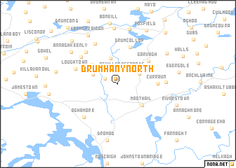 map of Drumhany North