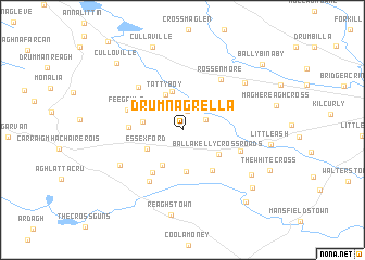 map of Drumnagrella