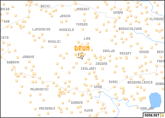 map of Drum