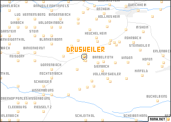 map of Drusweiler