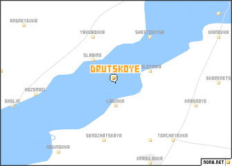 map of Drutskoye