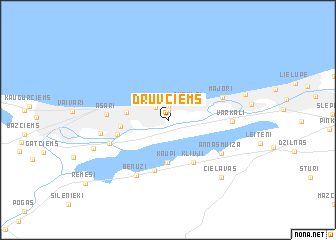 map of Druvciems