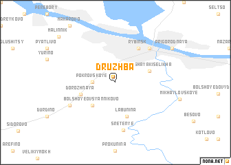 map of Druzhba