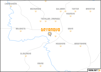 map of Dryanovo