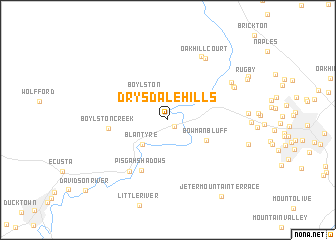 map of Drysdale Hills