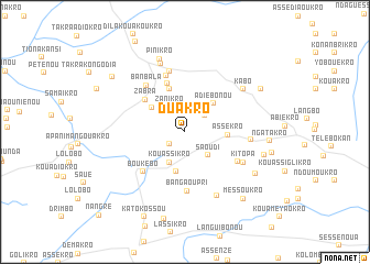 map of Duakro