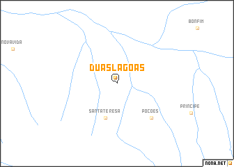 map of Duas Lagoas