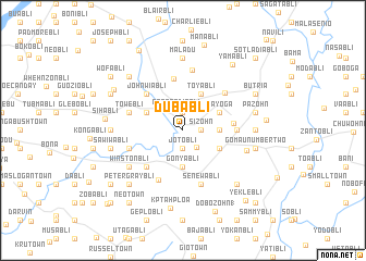 map of Dubabli