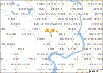 map of Dubāil