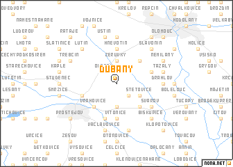 map of Dubany