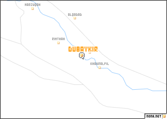 map of Dubaykir