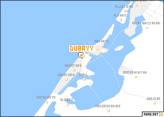 map of Dubayy