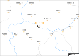 map of Dubdo