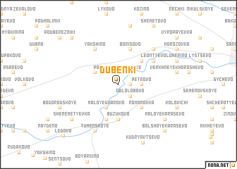 map of Dubënki