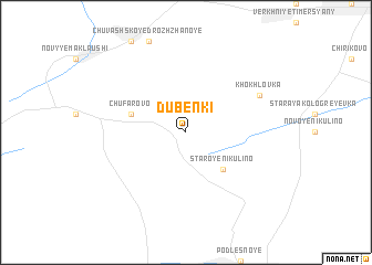 map of Dubënki