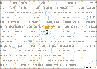 map of Dubert
